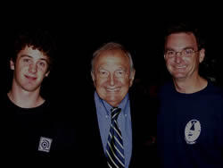 With David and Bucky Pizzarelli.