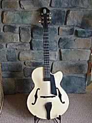 Archtop built with instruction from Dale Unger, front